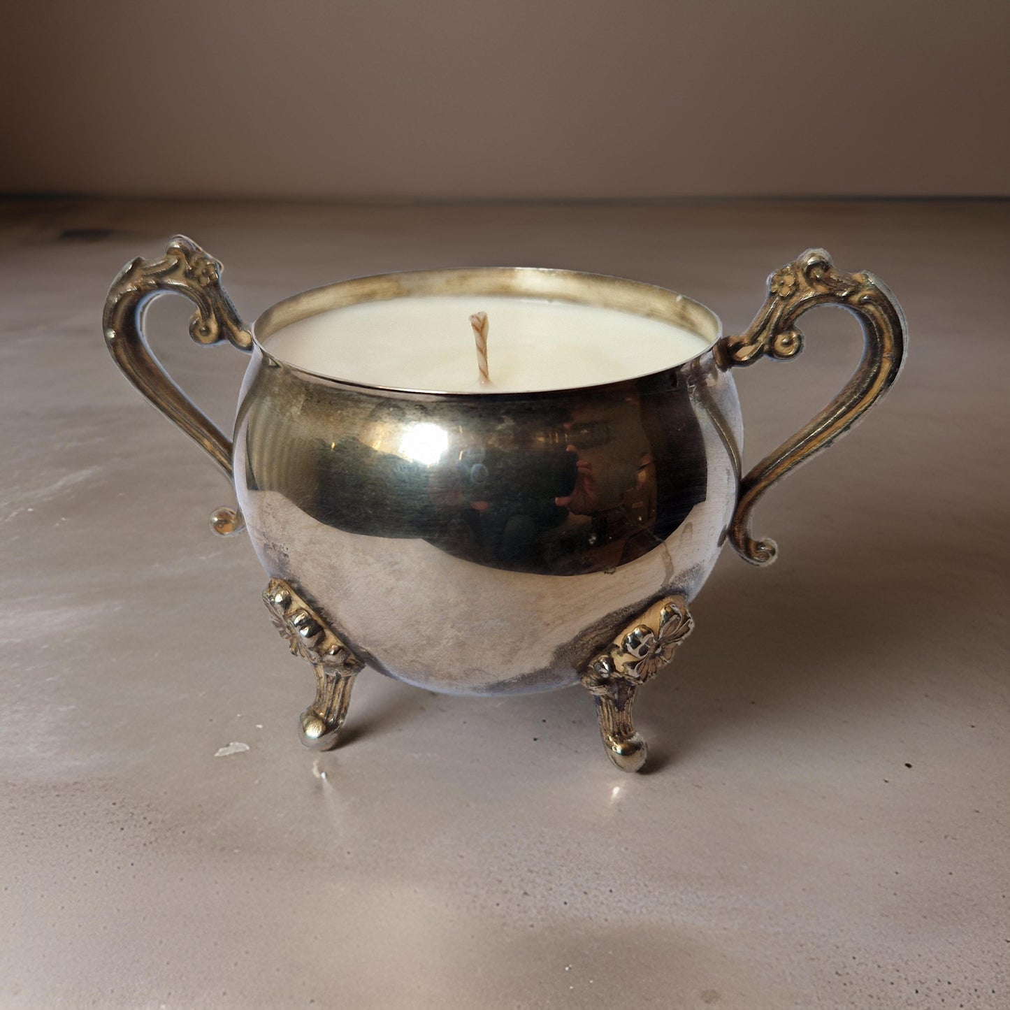 Vintage Sugar & Creamer Bowl Candles-1